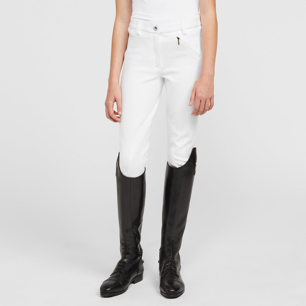 Maids Saddlehugger Breeches White