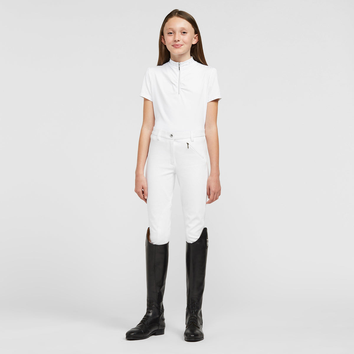 Maids Saddlehugger Breeches White