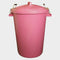ProStable Dustbin and Lid Pink