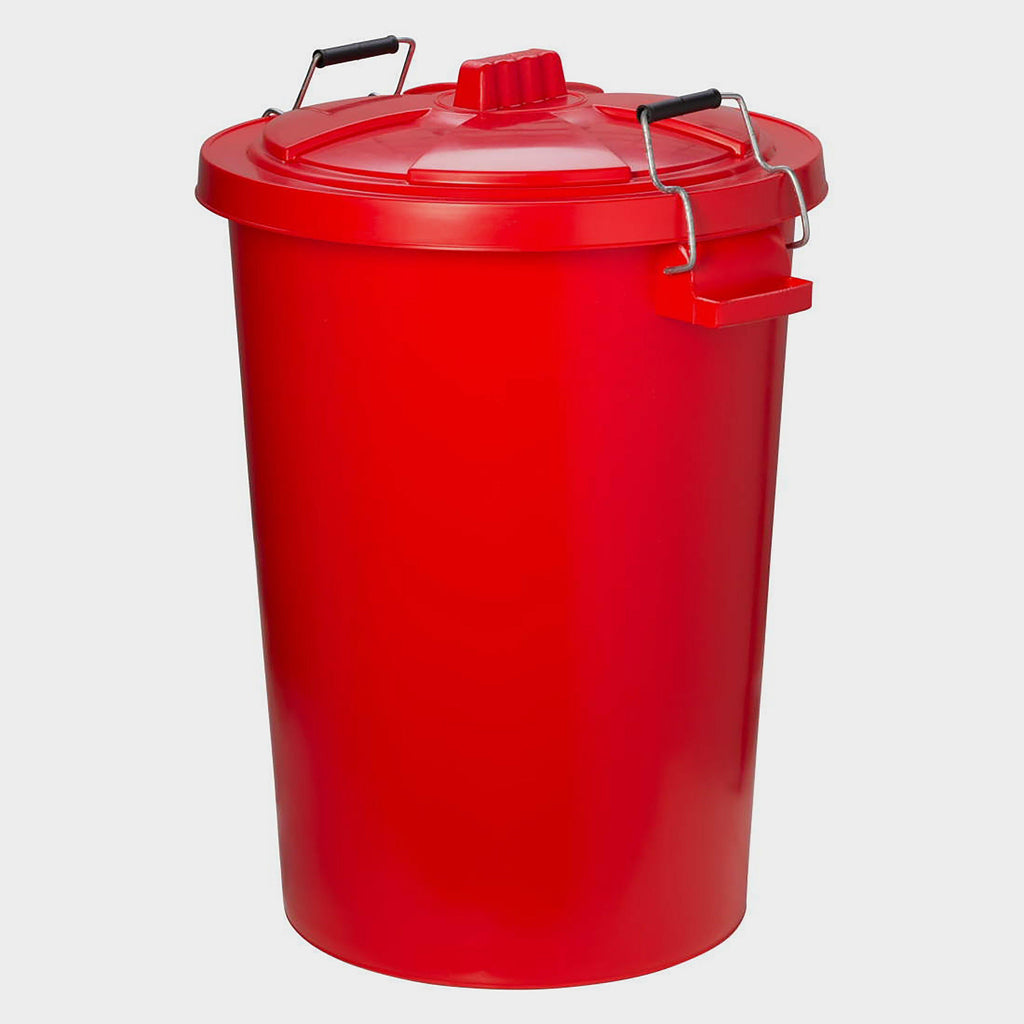 ProStable Dustbin and Lid Red