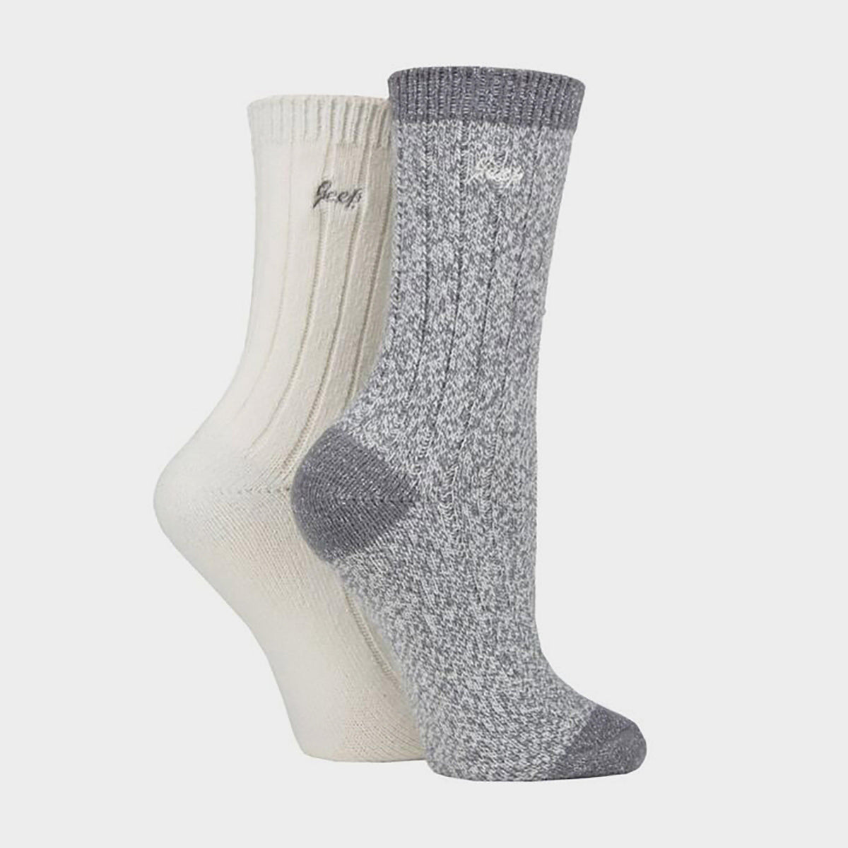 Ladies Supersoft Boot Socks 2 Pack Slate