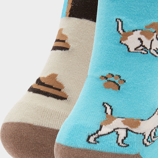 Womens Novelty Socks Jack Russell