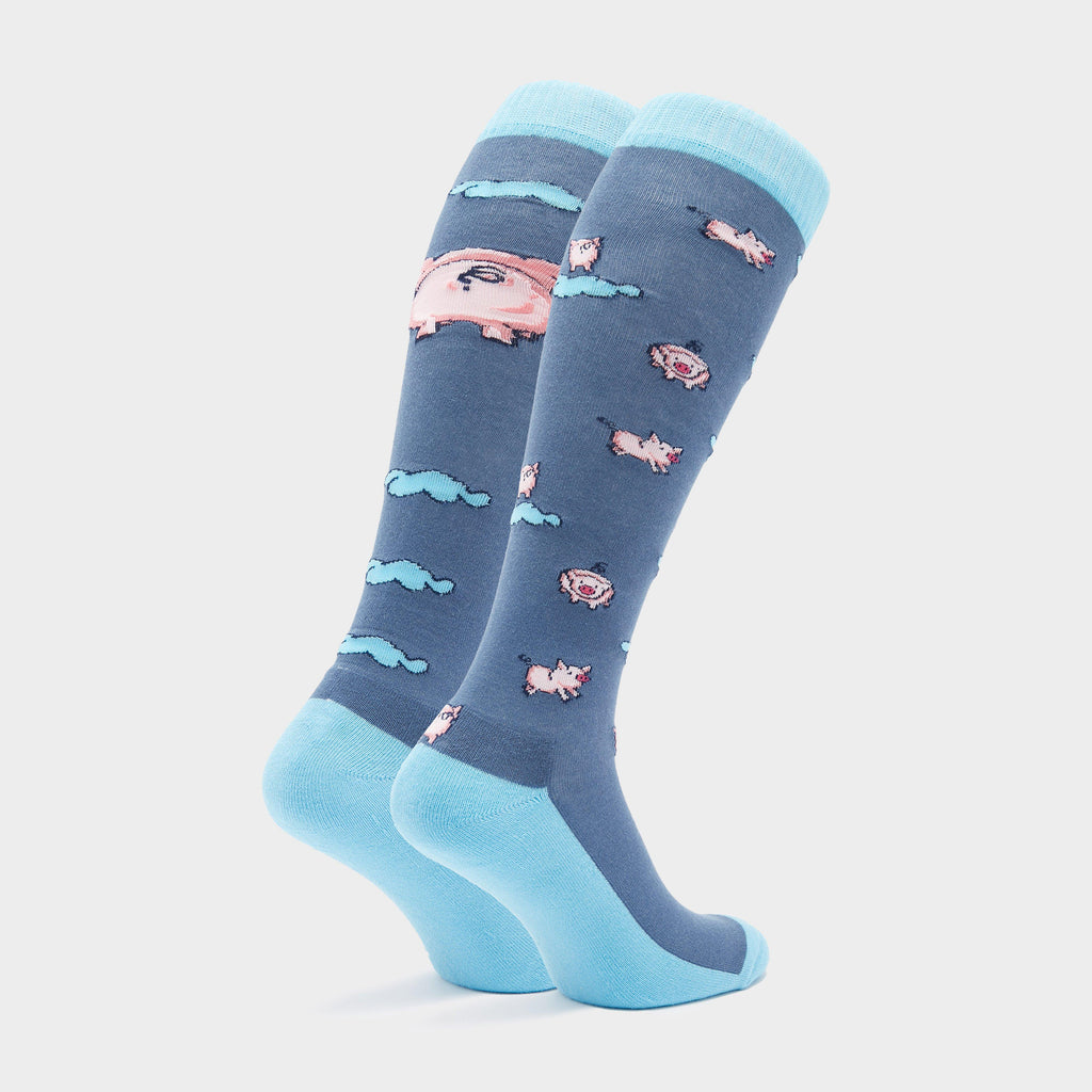 Ladies Novelty Socks Little Pigs