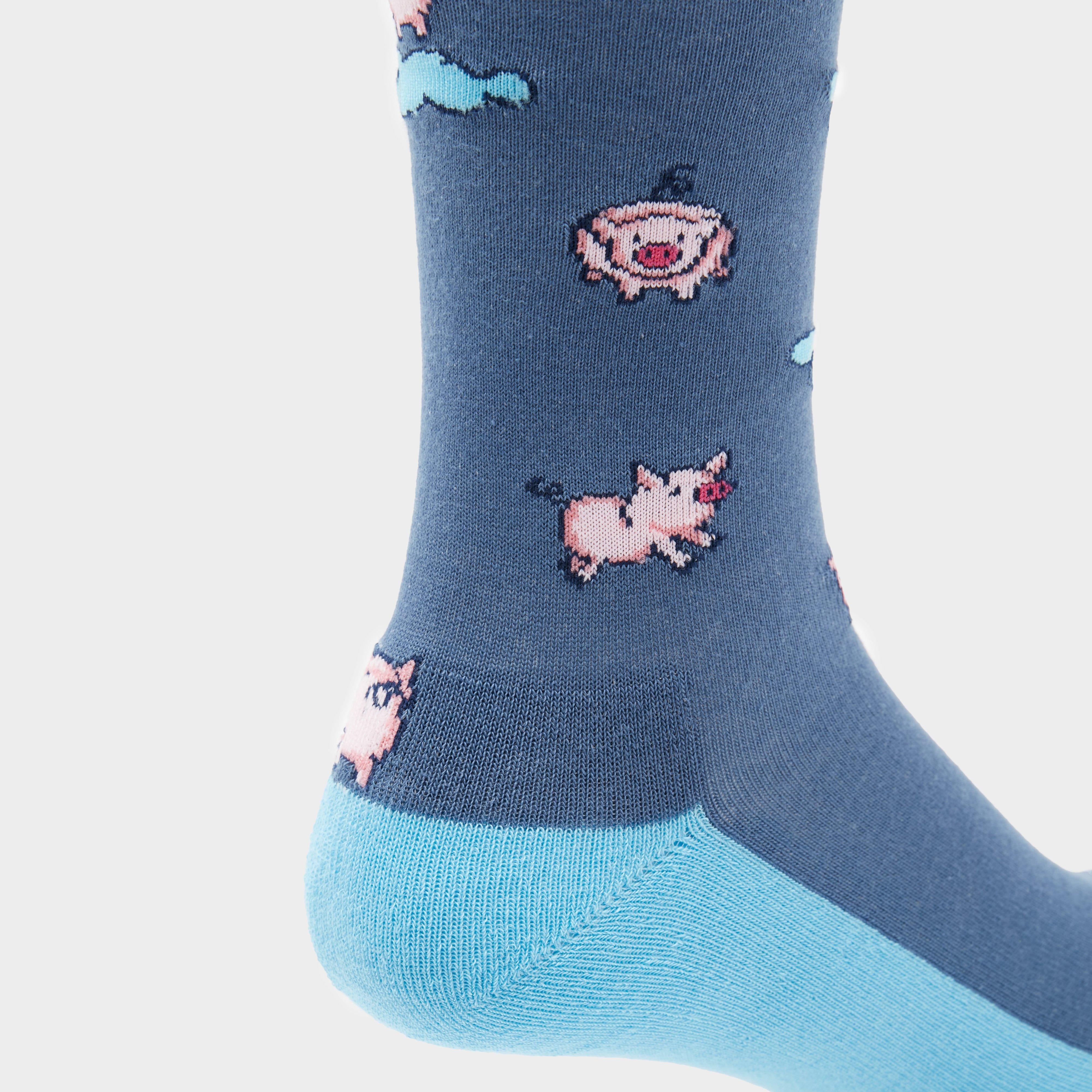 Ladies Novelty Socks Little Pigs