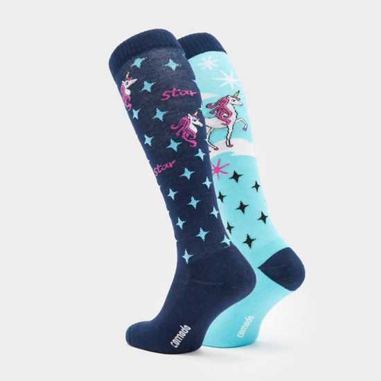 Children’s Novelty Socks Blue Unicorn