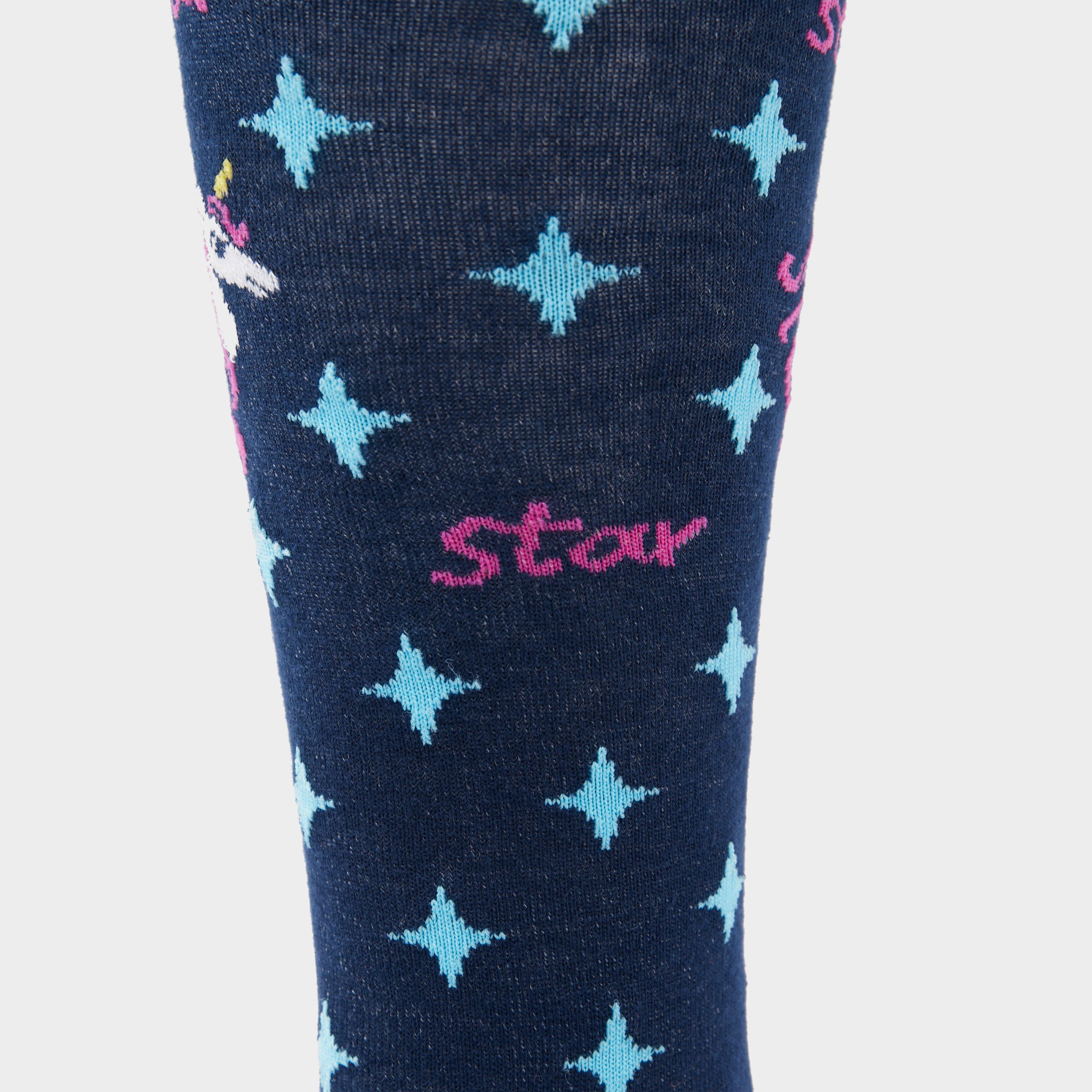 Children’s Novelty Socks Blue Unicorn