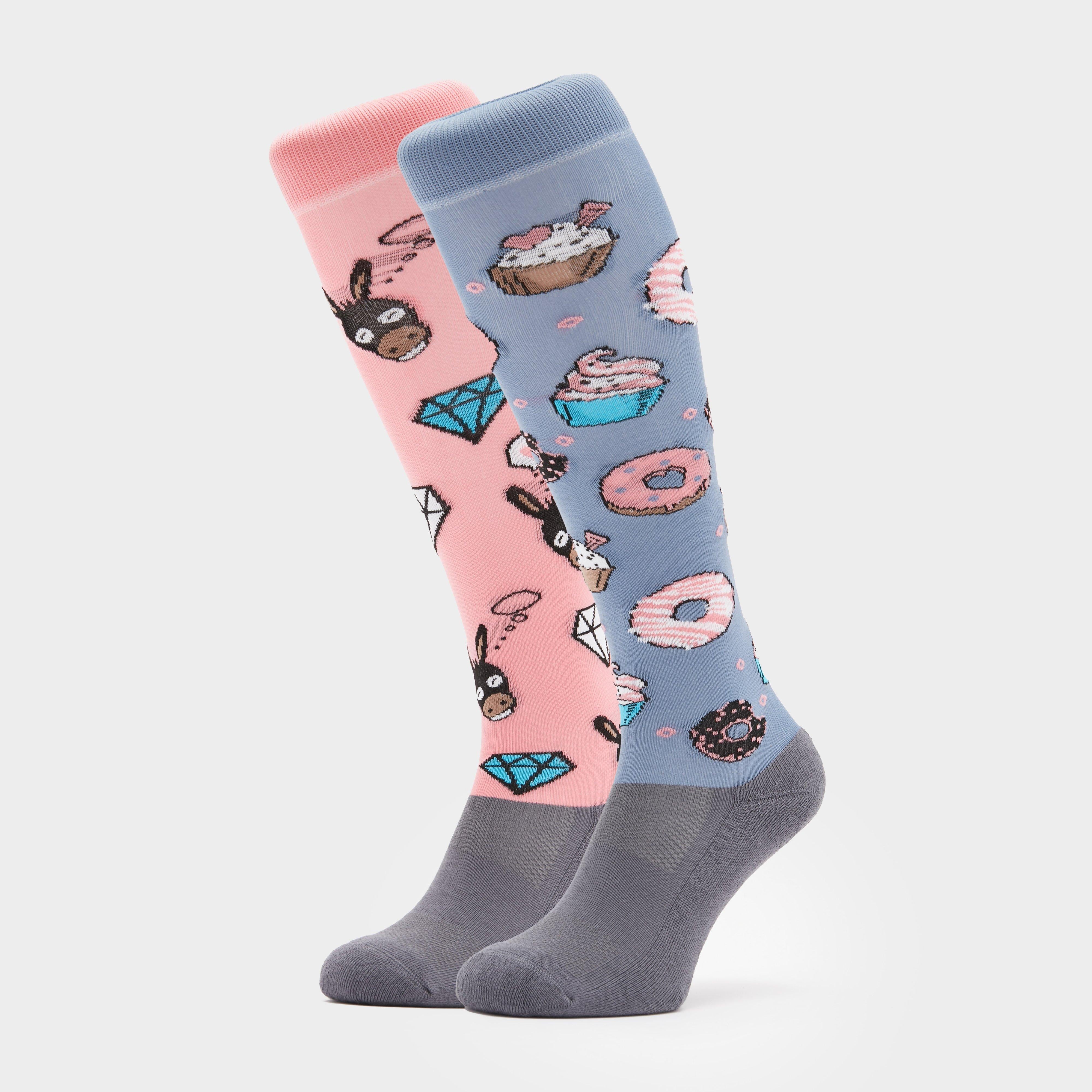 Kids Novelty Socks Donkey Doughnuts