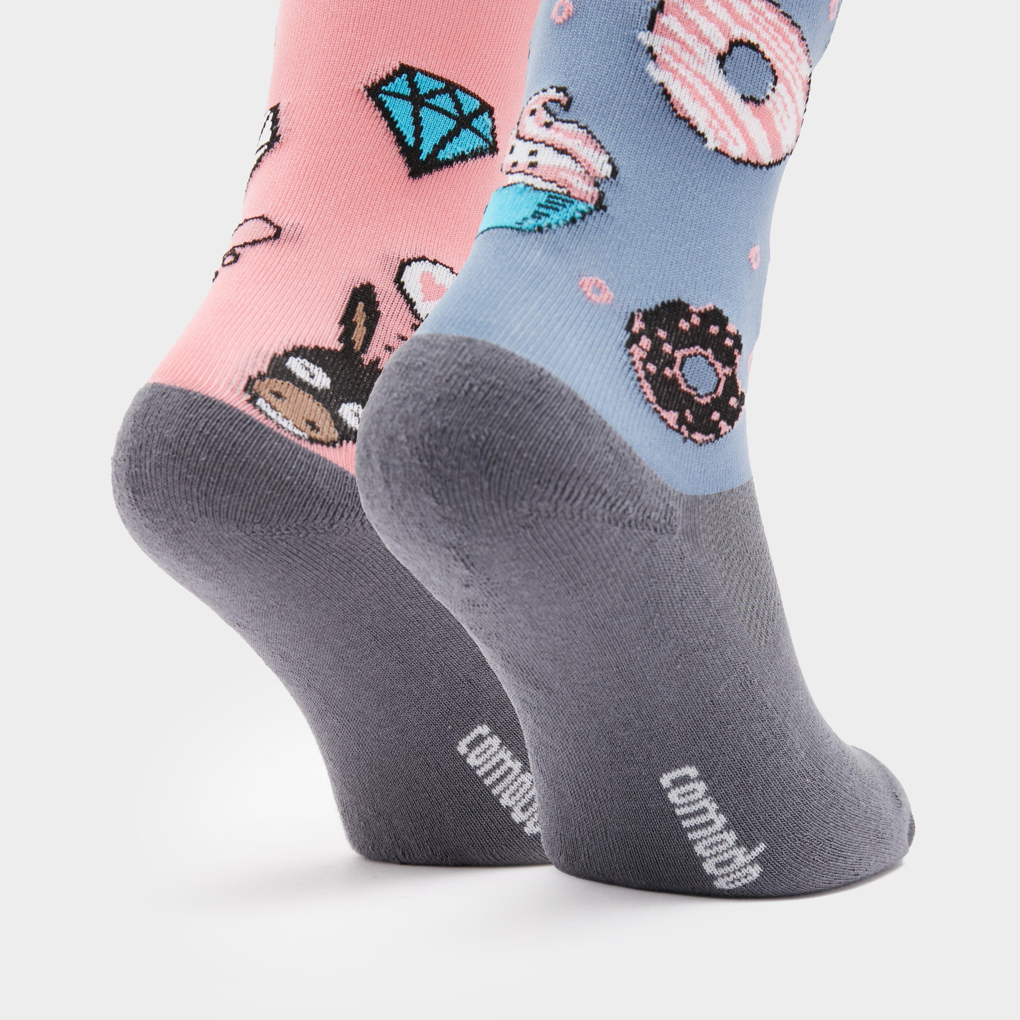 Kids Novelty Socks Donkey Doughnuts