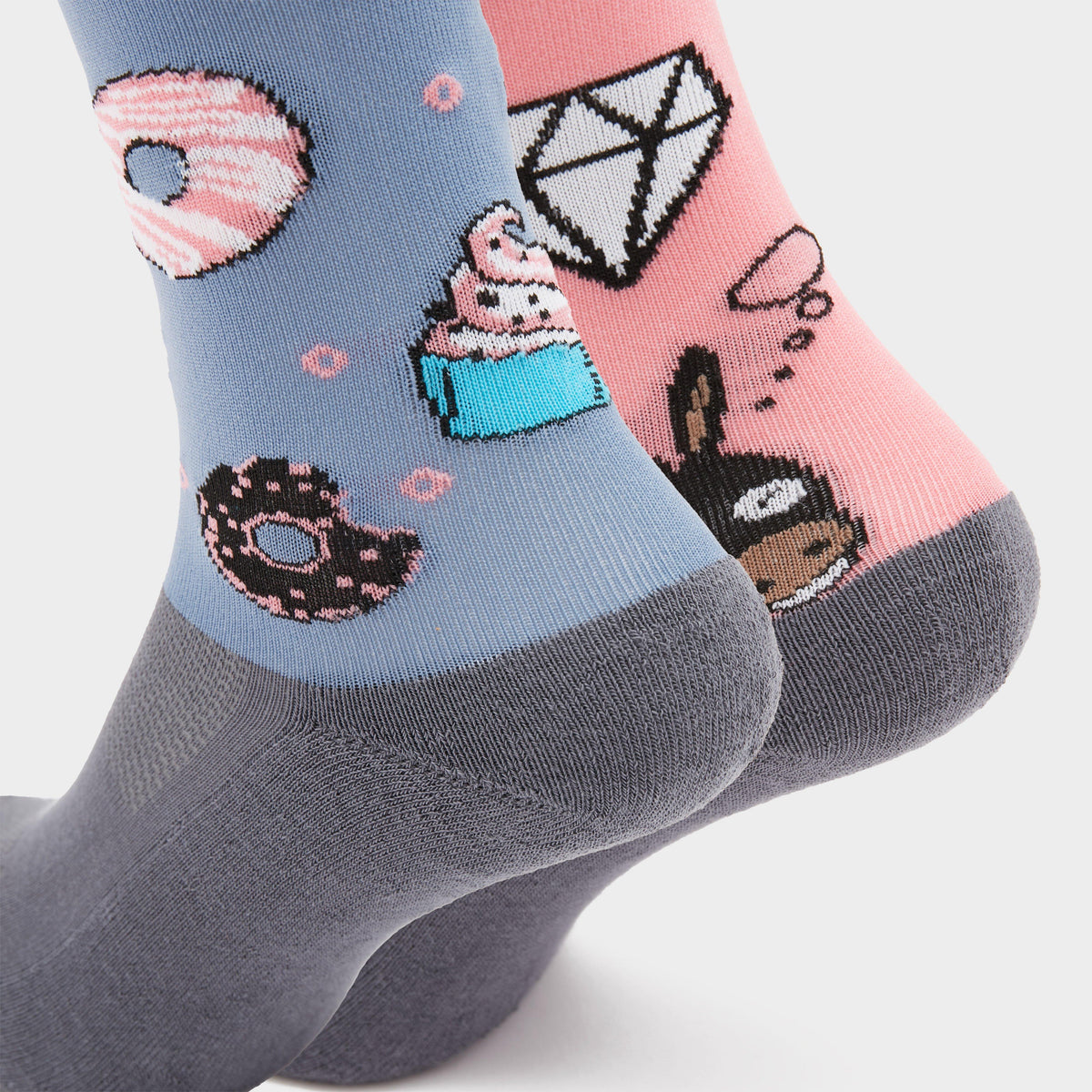 Kids Novelty Socks Donkey Doughnuts