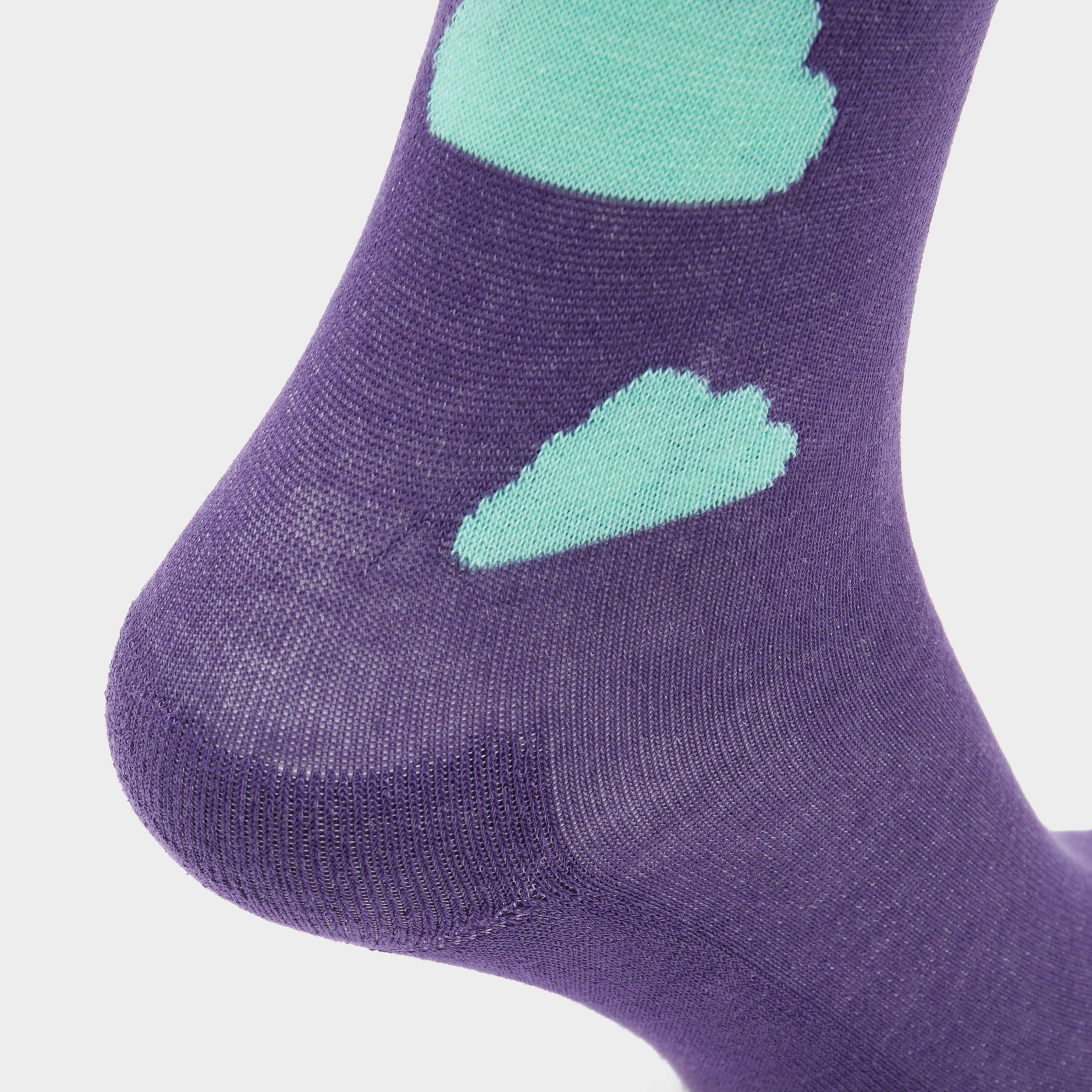 Kids Novelty Socks Purple Unicorn