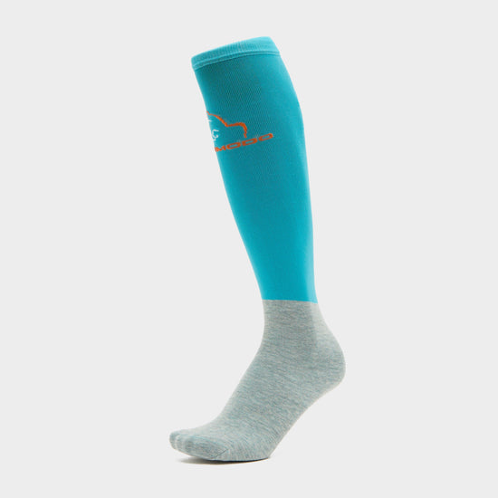 Adults Silicone Grip Socks Turquoise