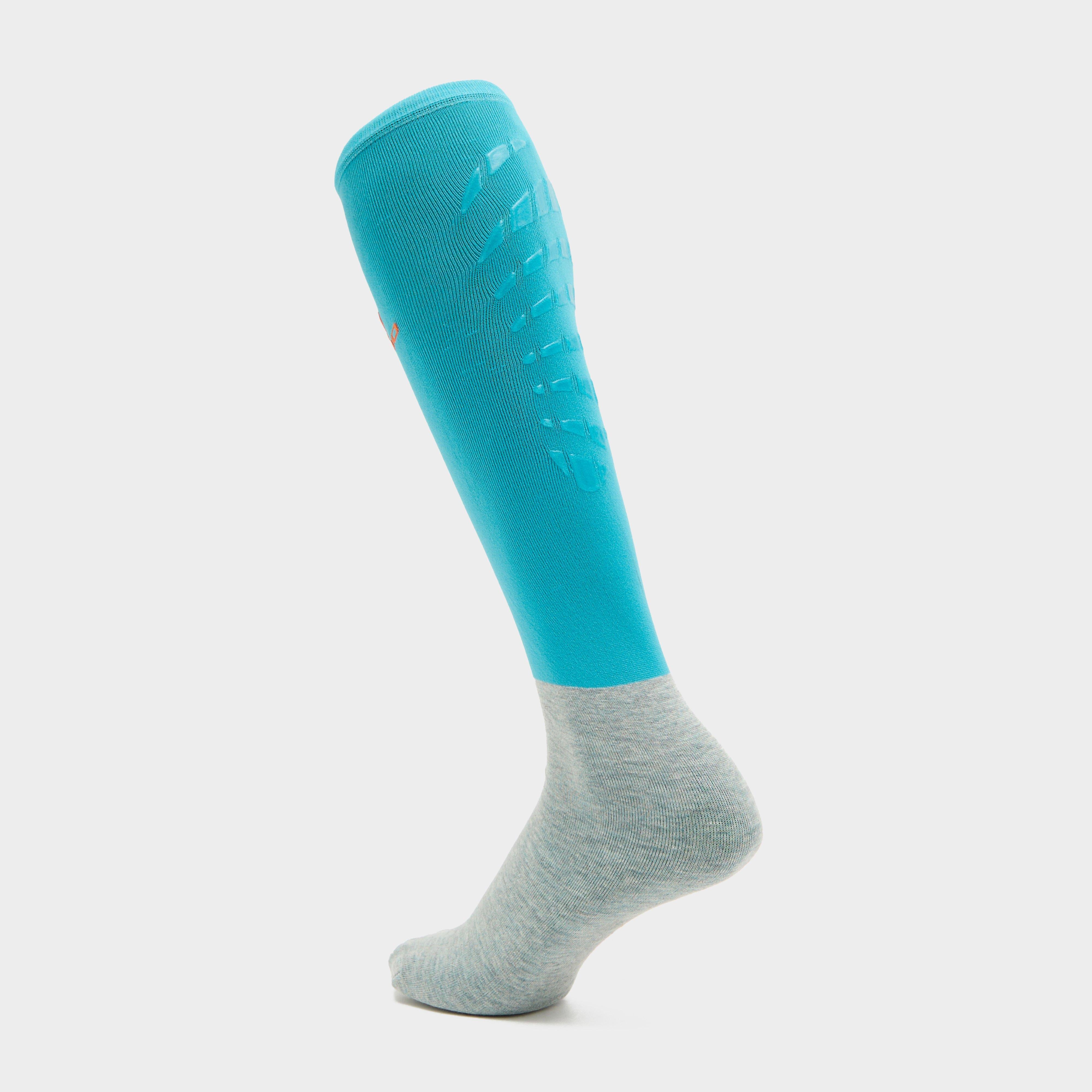 Adults Silicone Grip Socks Turquoise