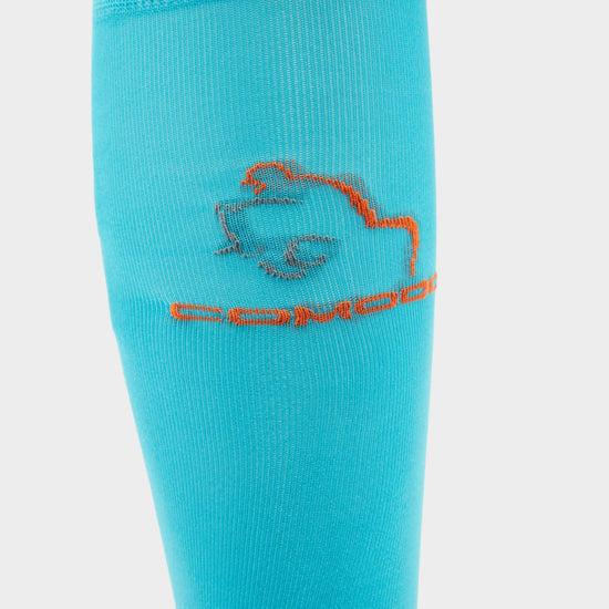 Kids Silicone Grip Socks Turquoise