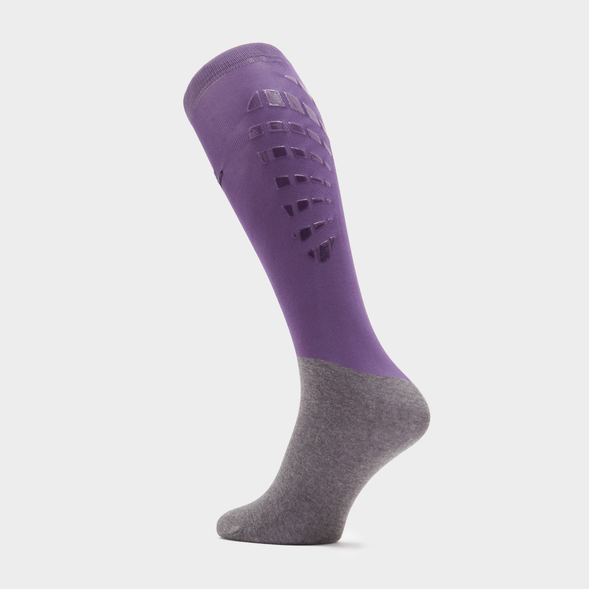 Kids Silicone Grip Socks Violet