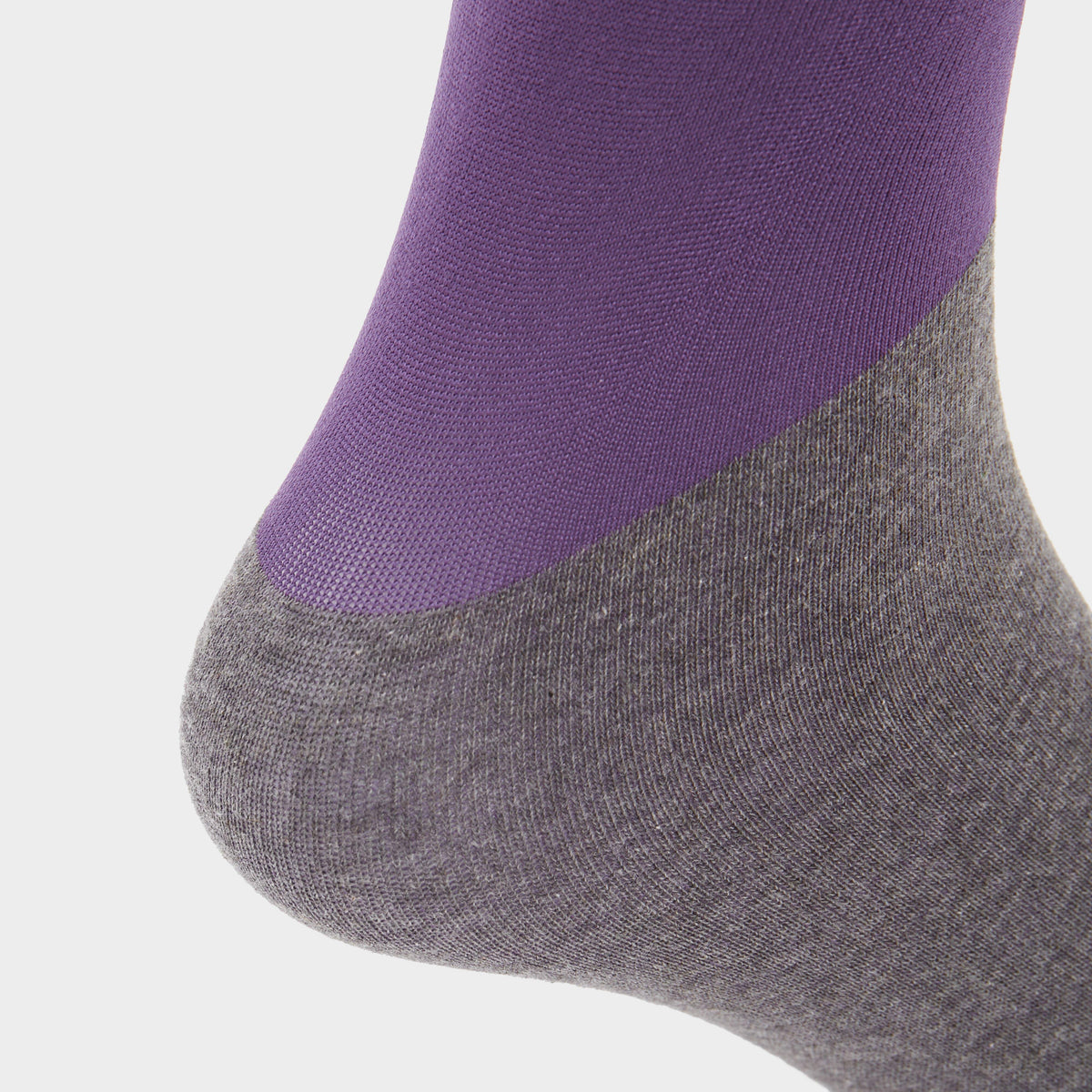 Kids Silicone Grip Socks Violet