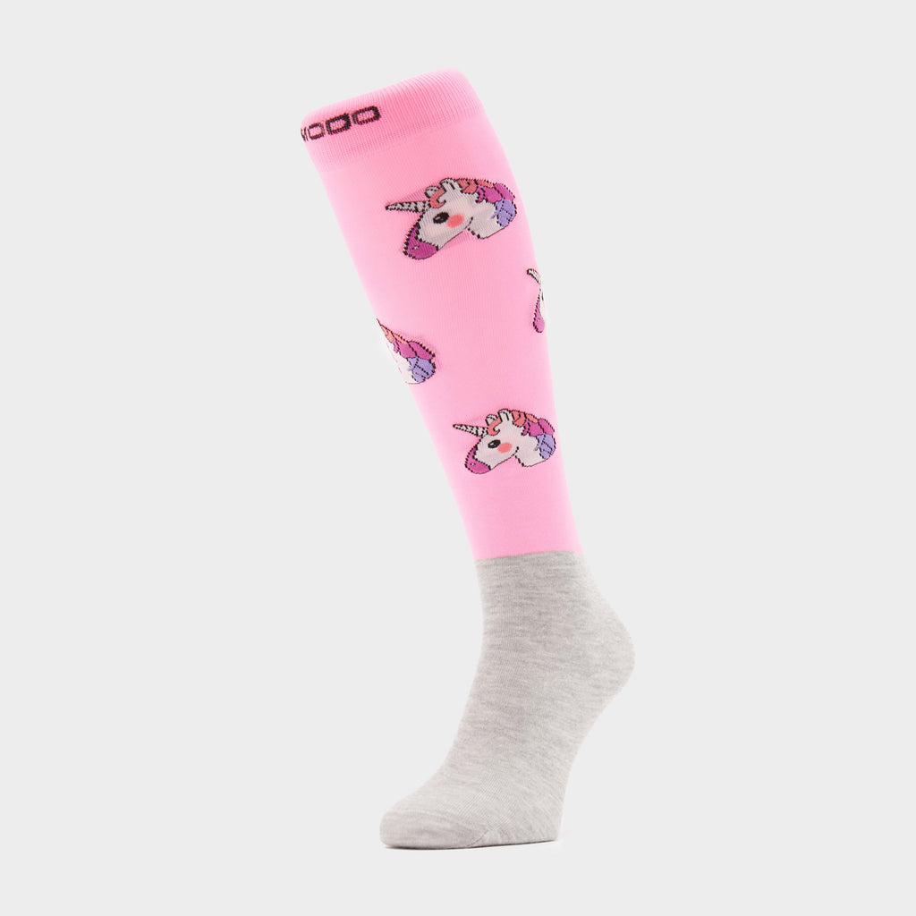 Adults Microfibre Socks Pink Unicorn