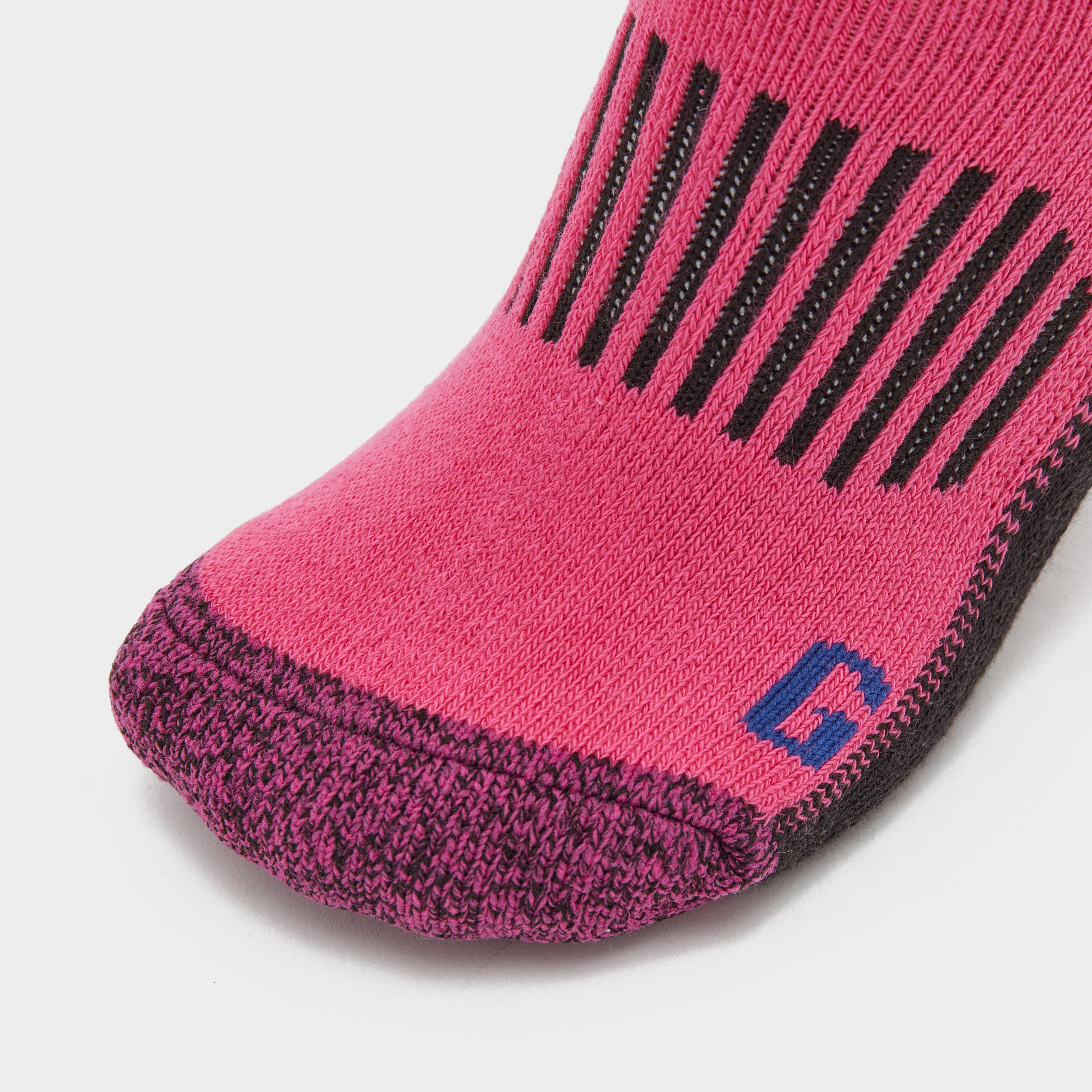 Womens Patterdale Long Socks Cerise/Black