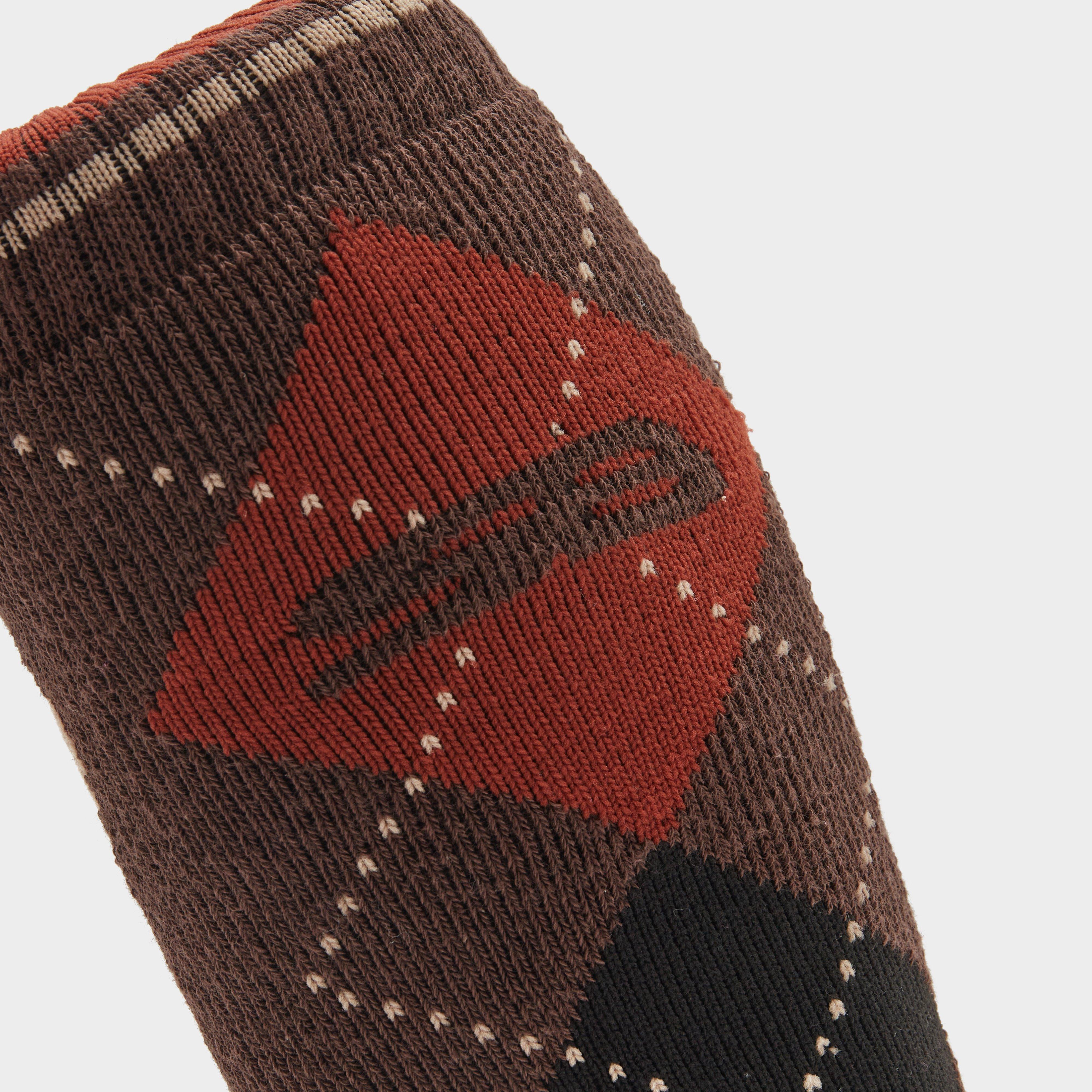 Mens Patterdale Socks Brown/Black