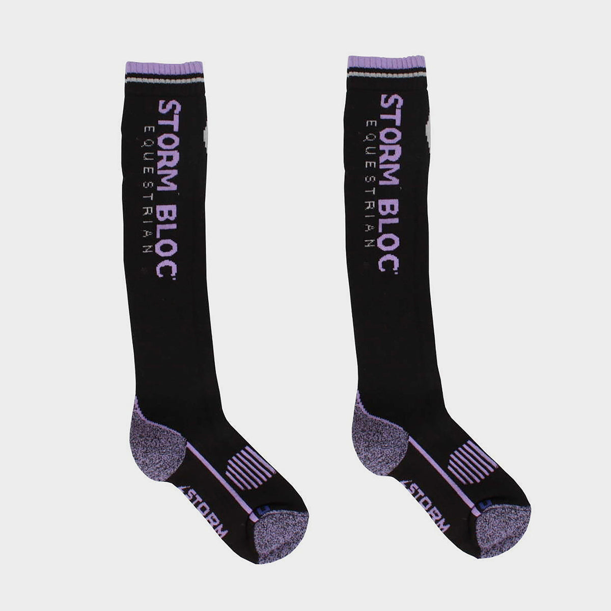 Womens Patterdale Logo Socks Black/Purple