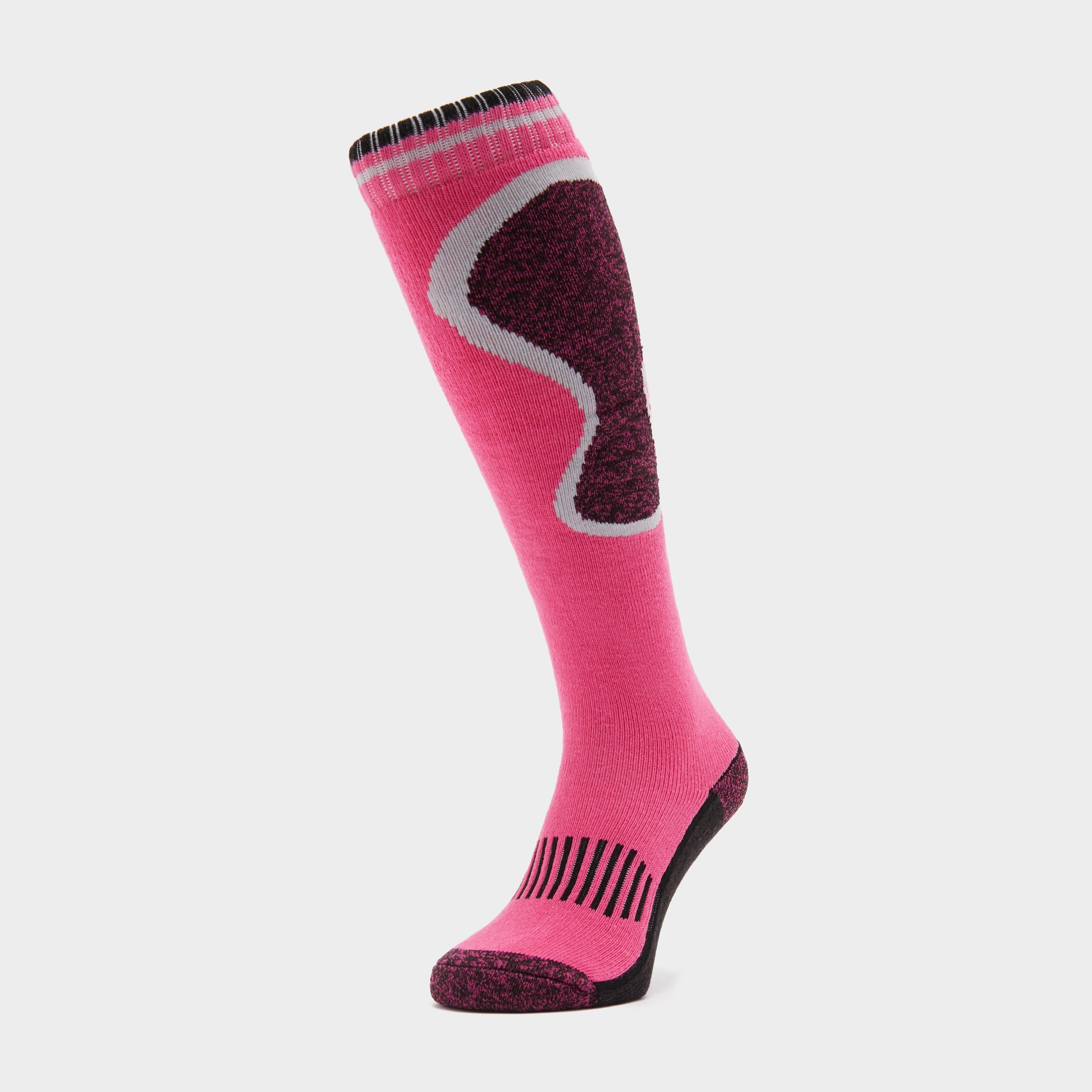 Womens Patterdale Logo Socks Cerise/Black