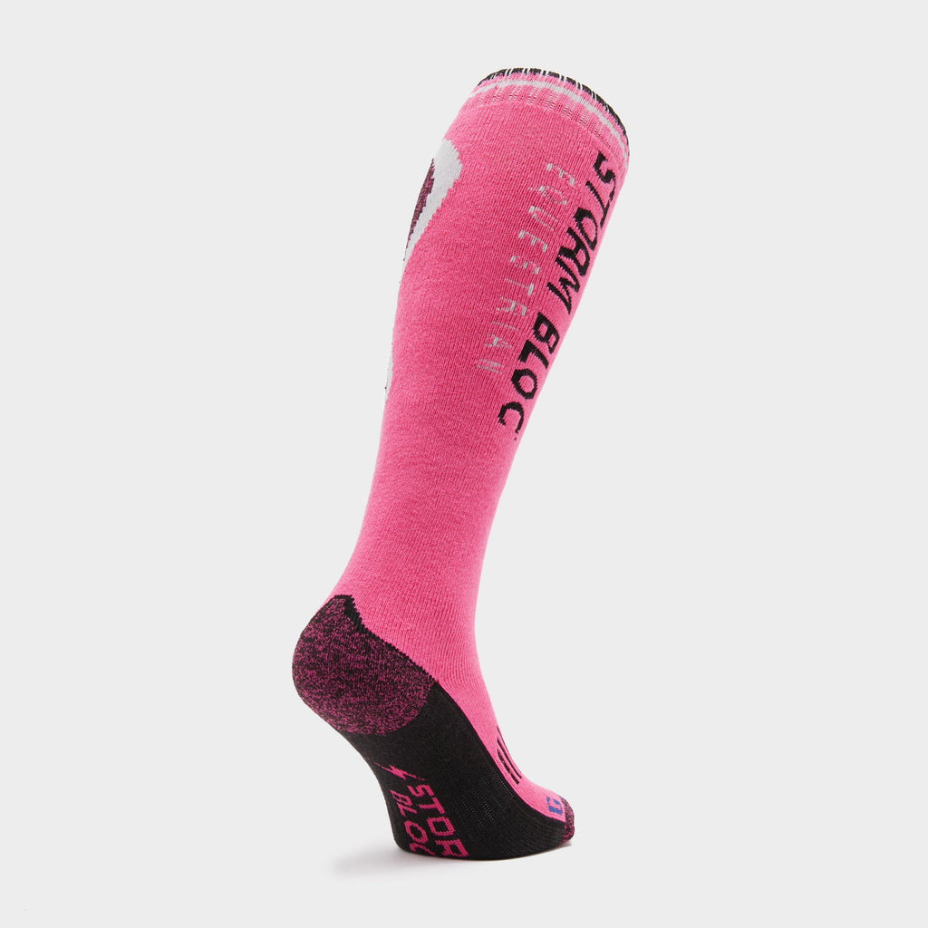Womens Patterdale Logo Socks Cerise/Black