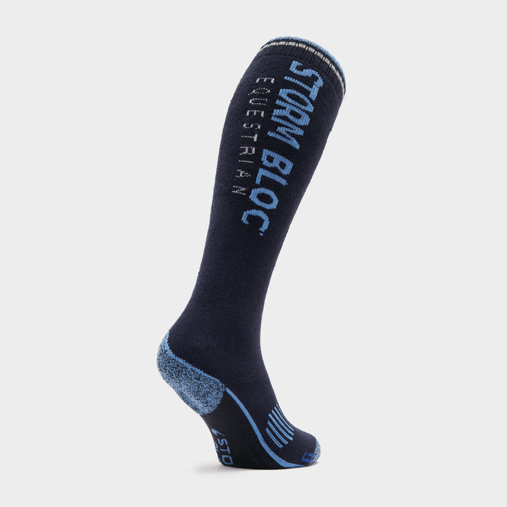 Womens Patterdale Logo Socks Navy/Blue