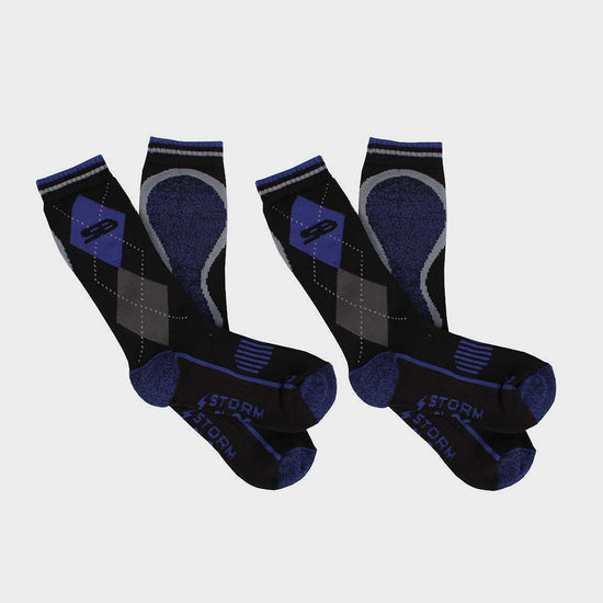 Mens Hayesmere Short Socks 2 Pack Black/Blue