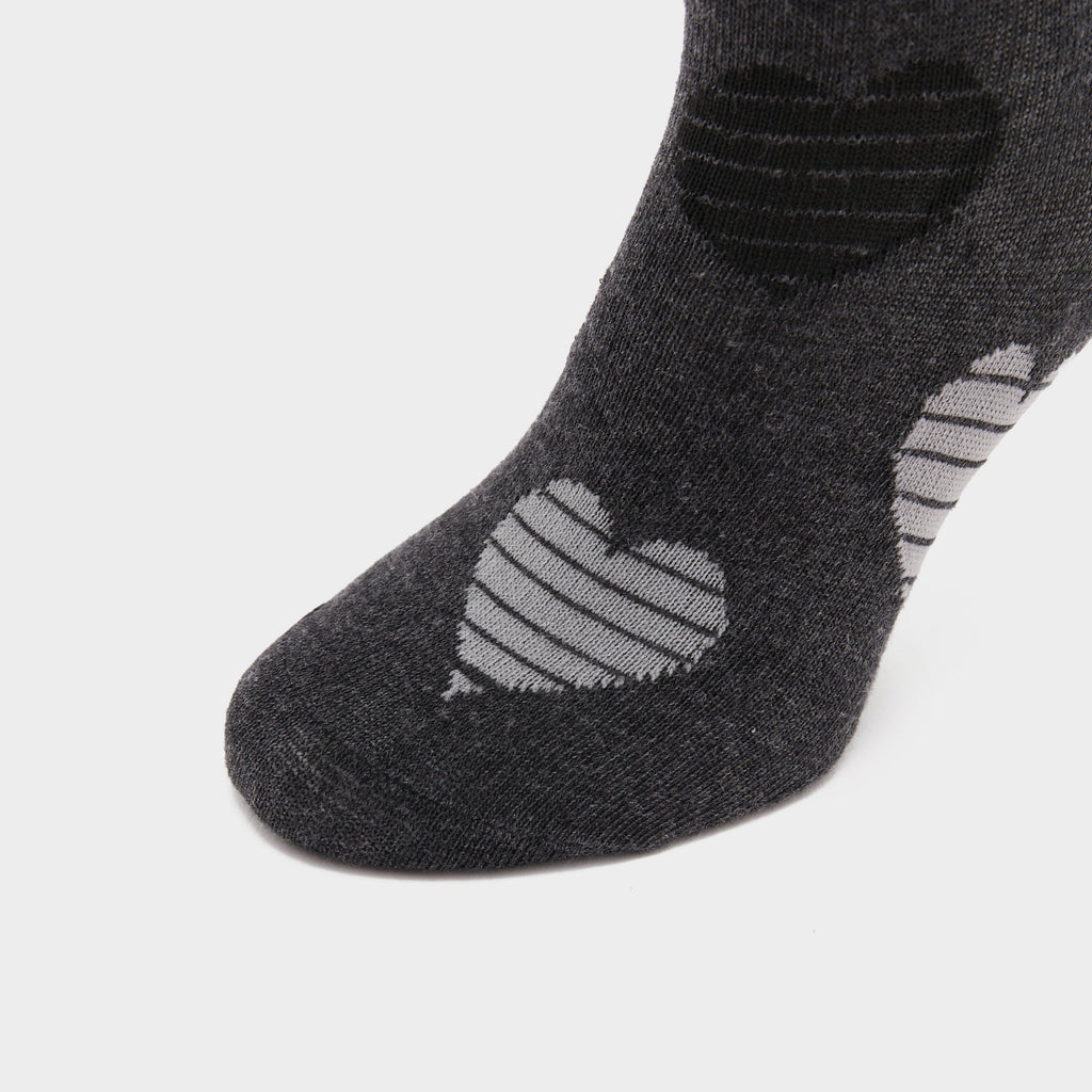 StormBloc® Equestrian Kids Hearts Socks 2 Pack Black