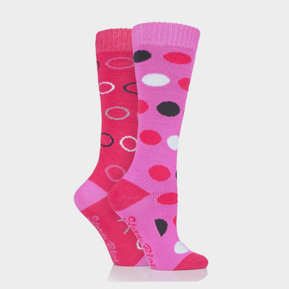 Womens Beverly Midweight Socks 2 Pack Cerise