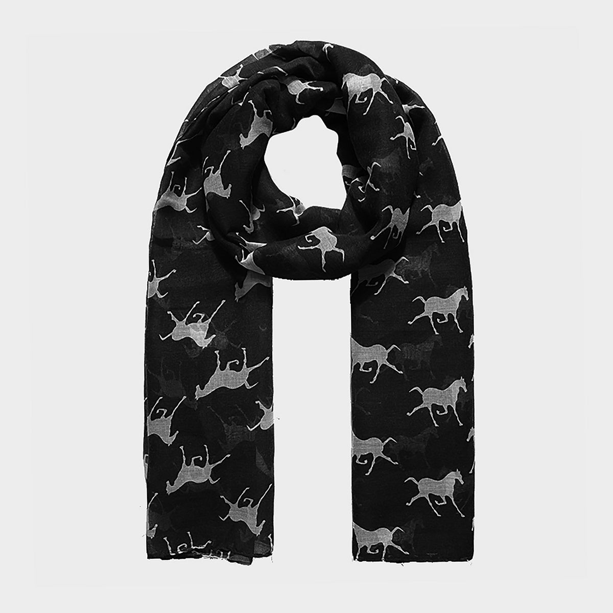 Blaze Viscose Scarf Black