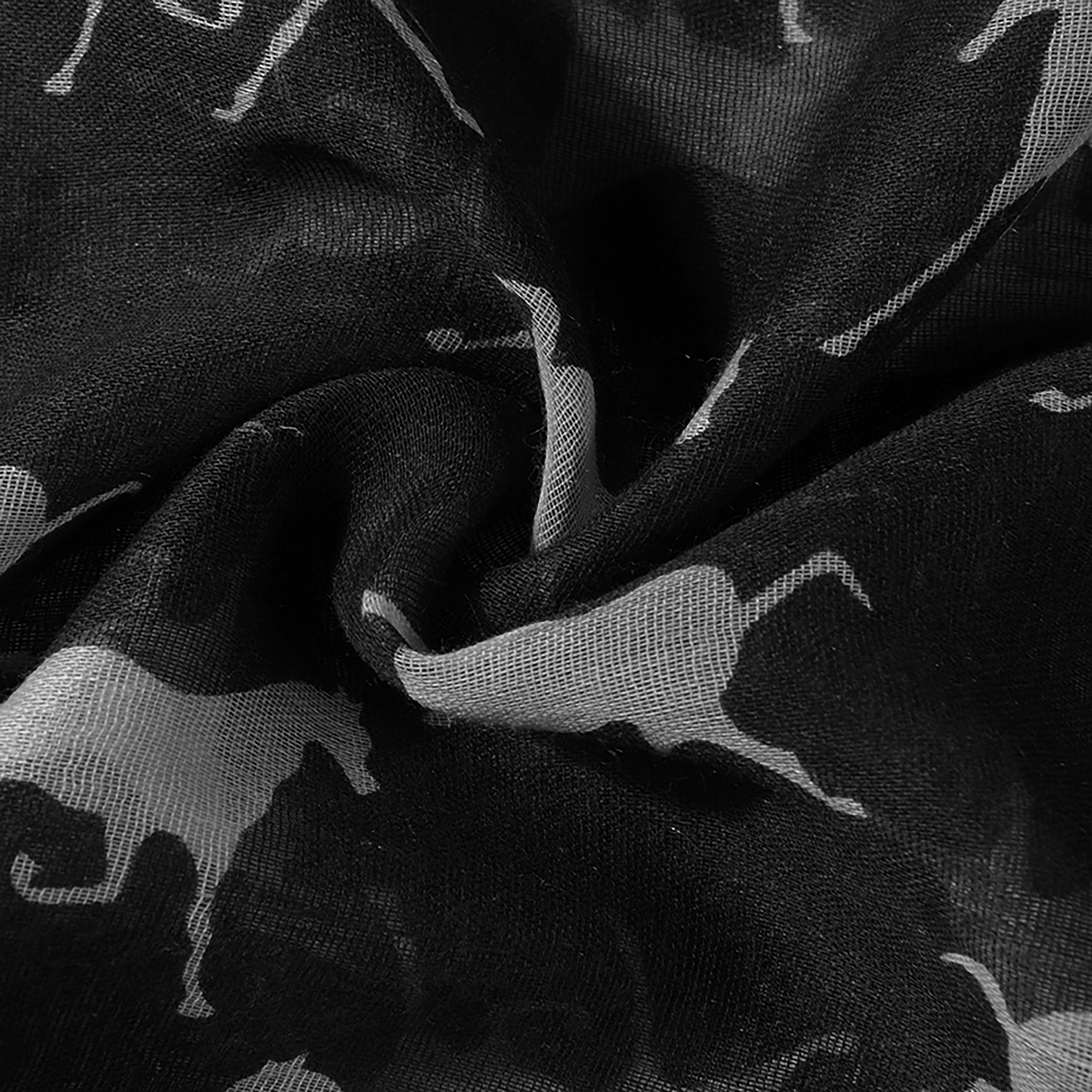 Blaze Viscose Scarf Black