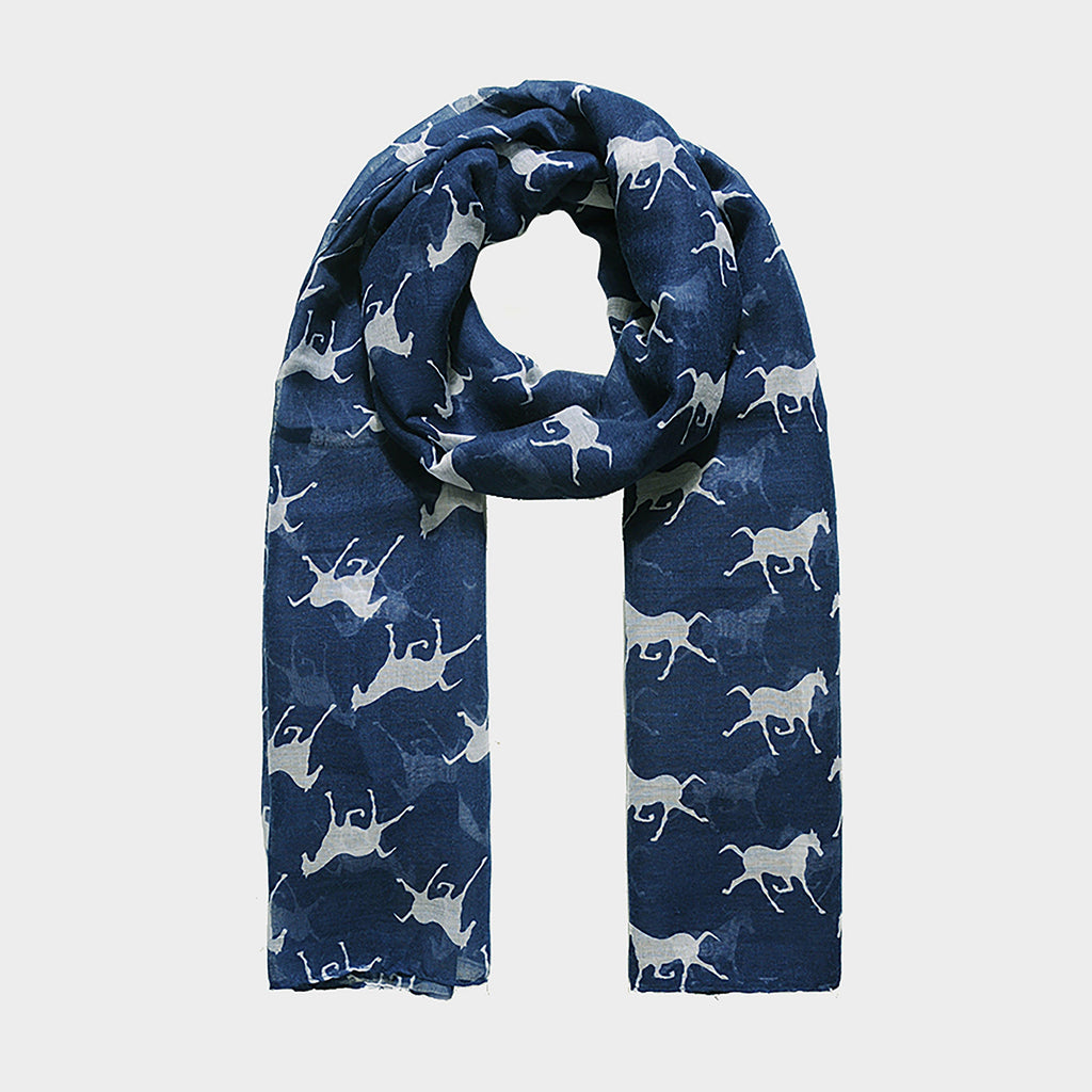 Blaze Viscose Scarf Navy