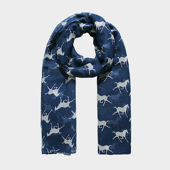 Blaze Viscose Scarf Navy