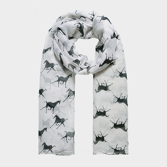 Blaze Viscose Scarf White
