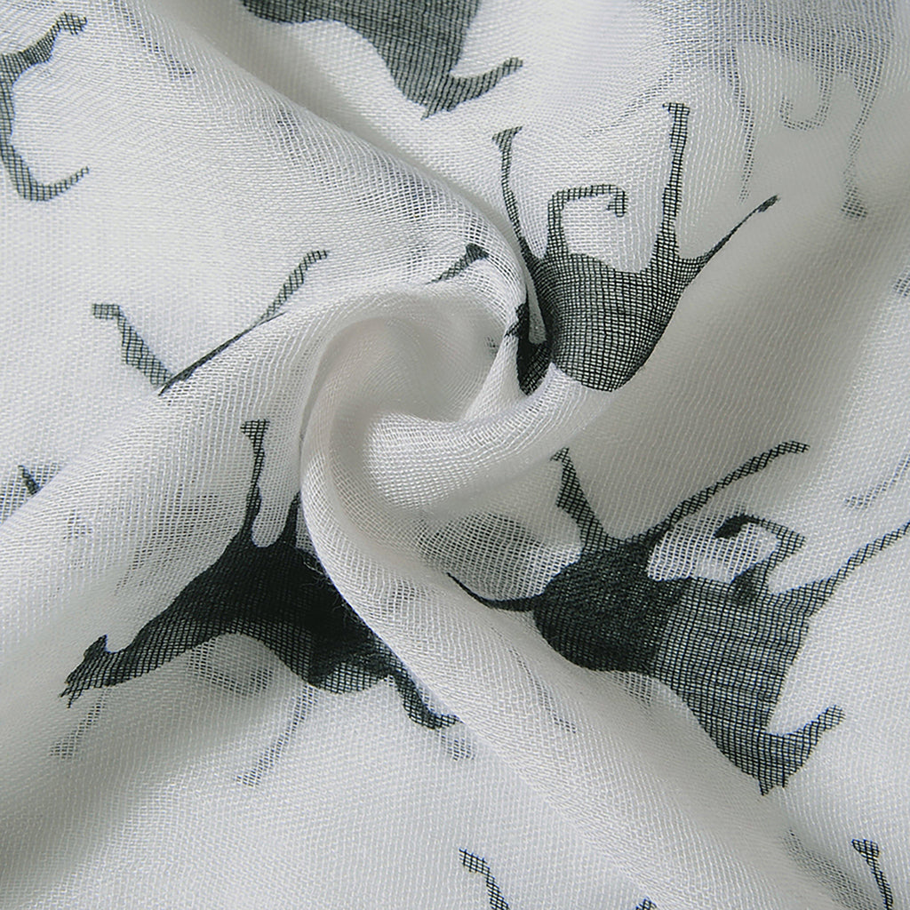 Blaze Viscose Scarf White