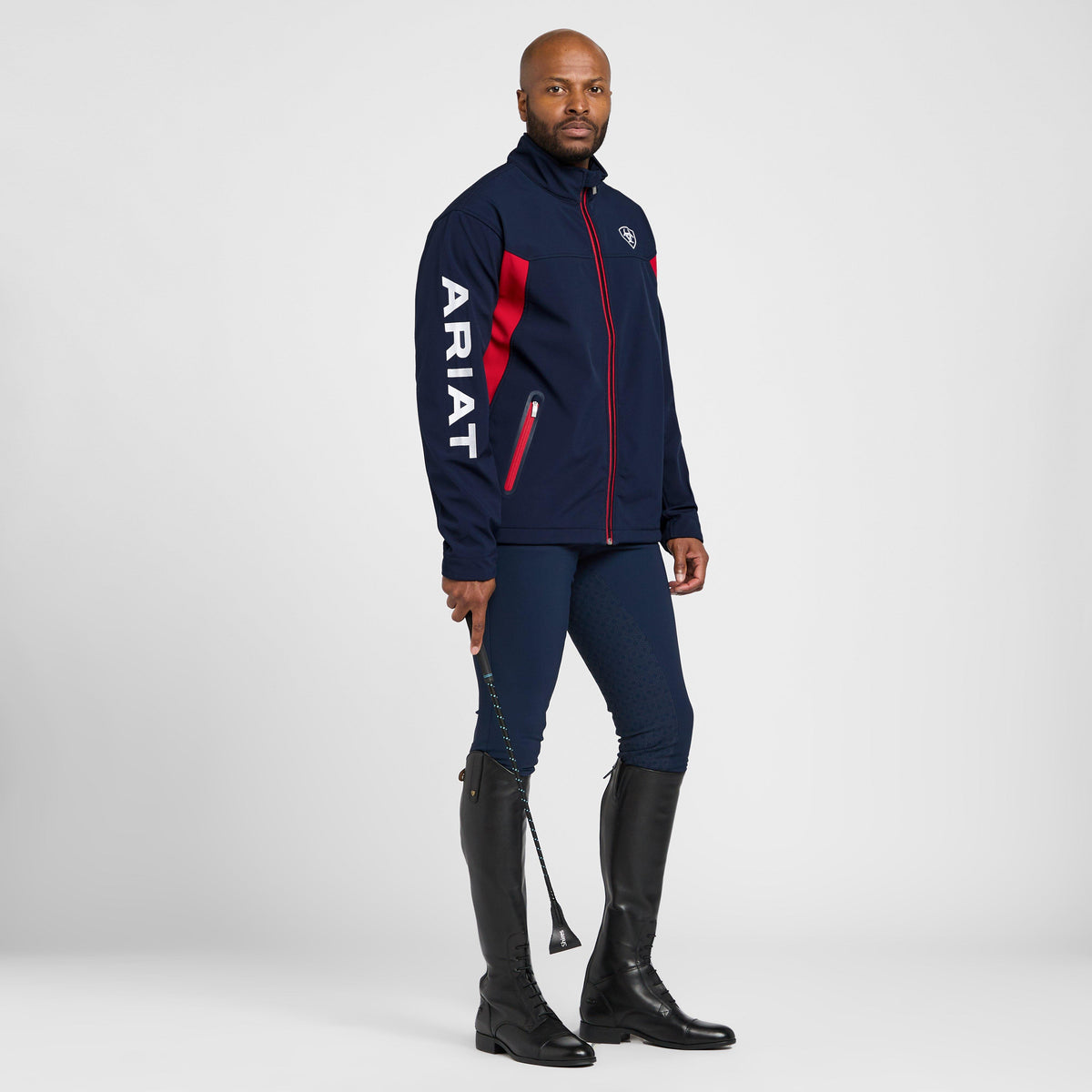 Mens New Team Softshell Jacket Navy