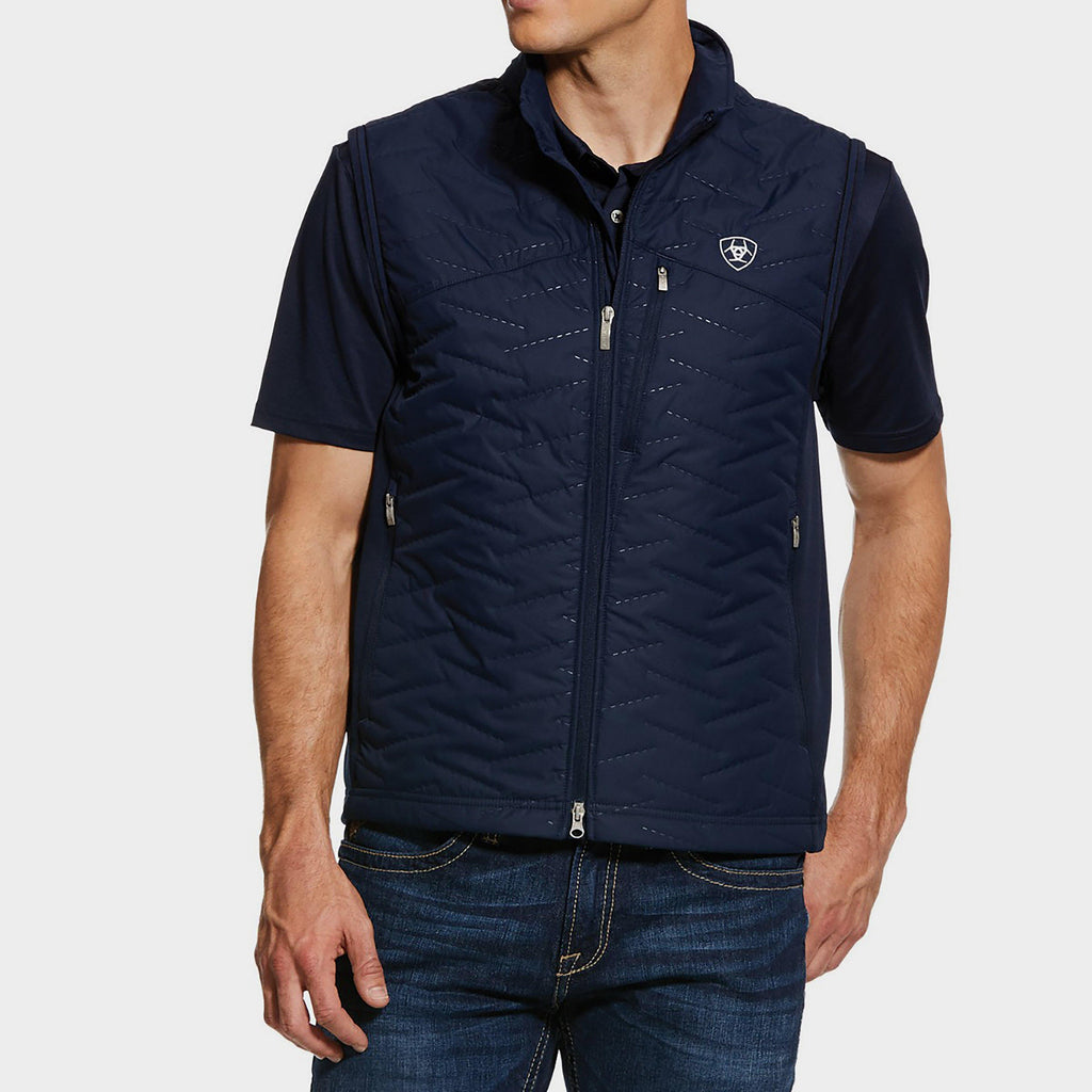 Mens Hybrid Gilet Navy