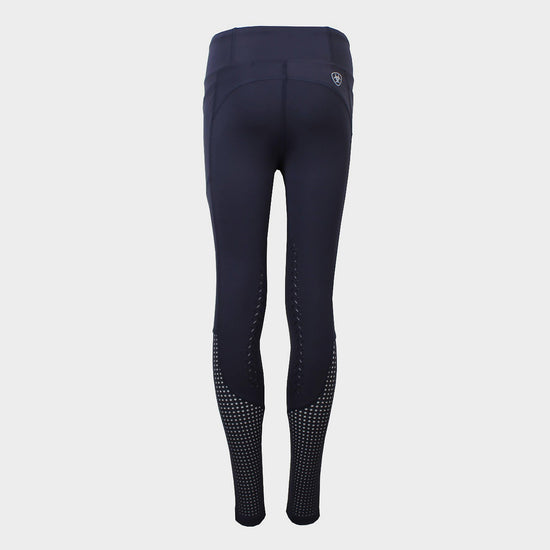 Childs Eos Knee Patch Tights Navy