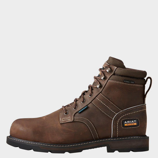 Ariat® Mens Grounderbreaker H20 Boots Brown