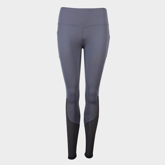 Ladies Eos Knee Patch Tights Grey