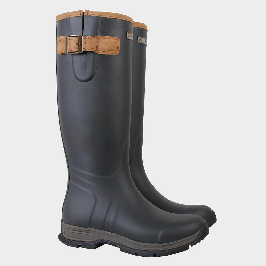 Womens Burford Wellington Boots Brown