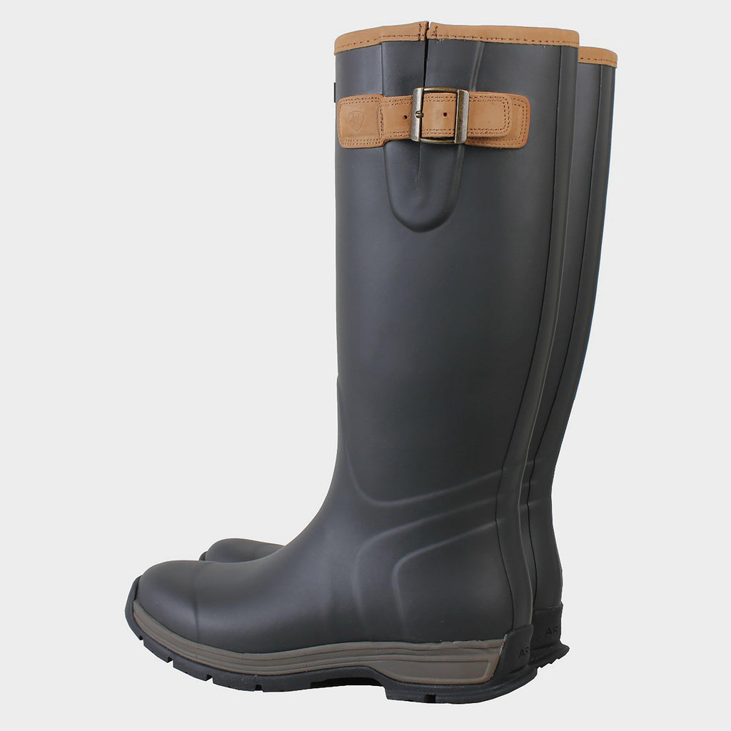 Womens Burford Wellington Boots Brown