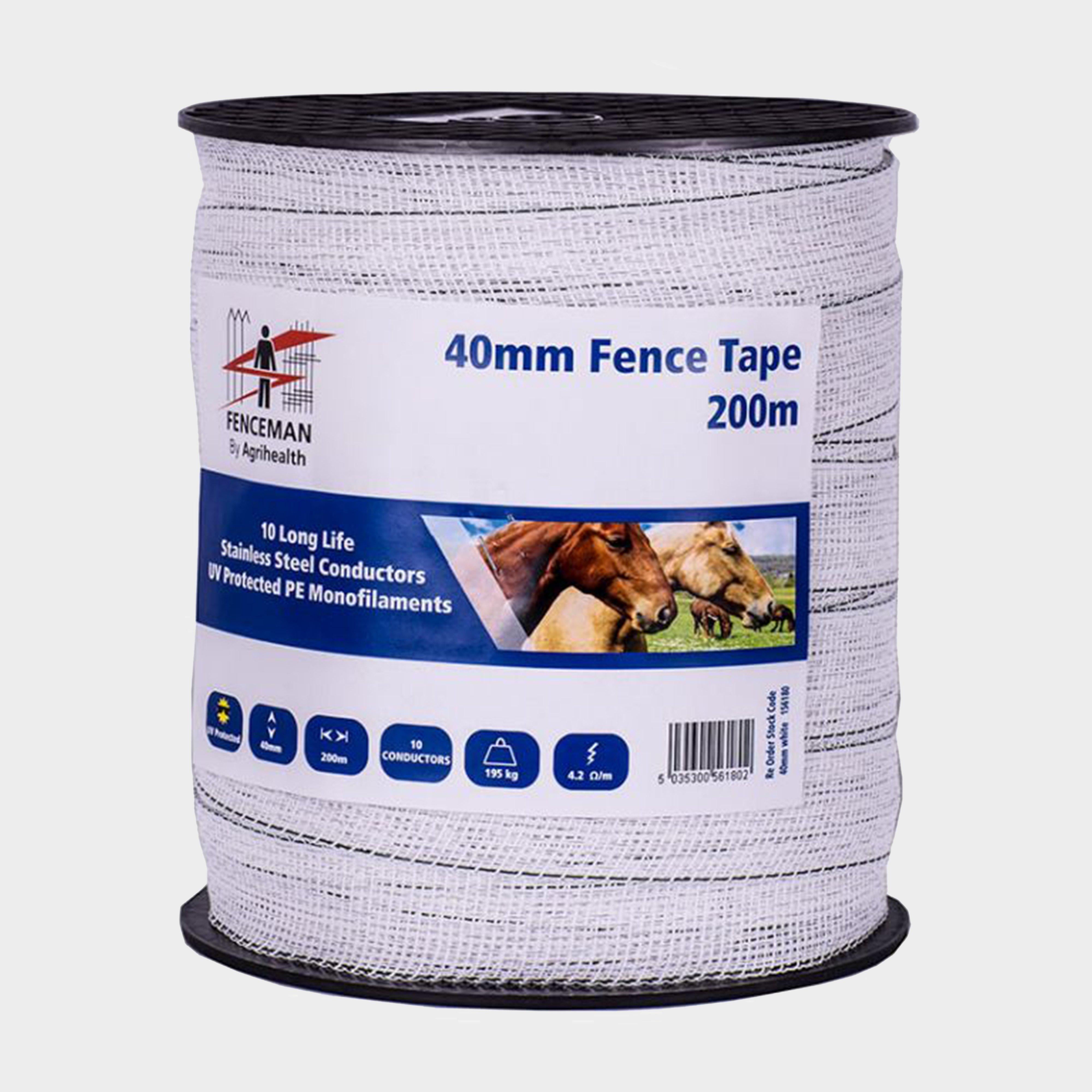 Tape White 40mm 200m