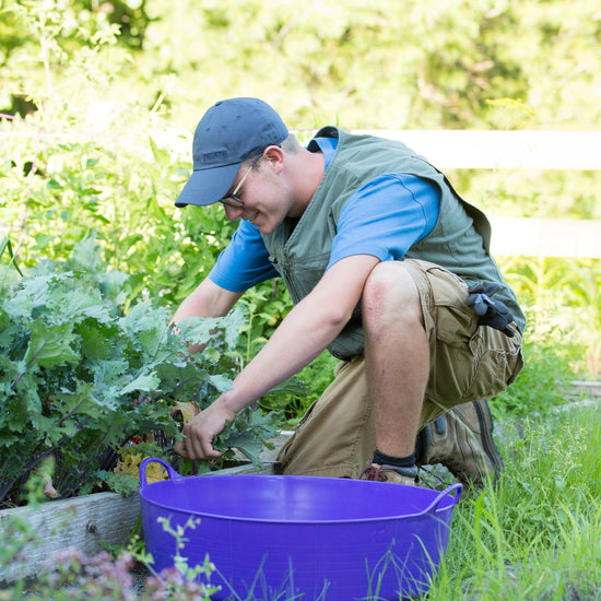 Flexible Shallow Bucket Purple