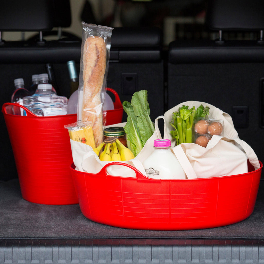 Flexible Shallow Bucket Red