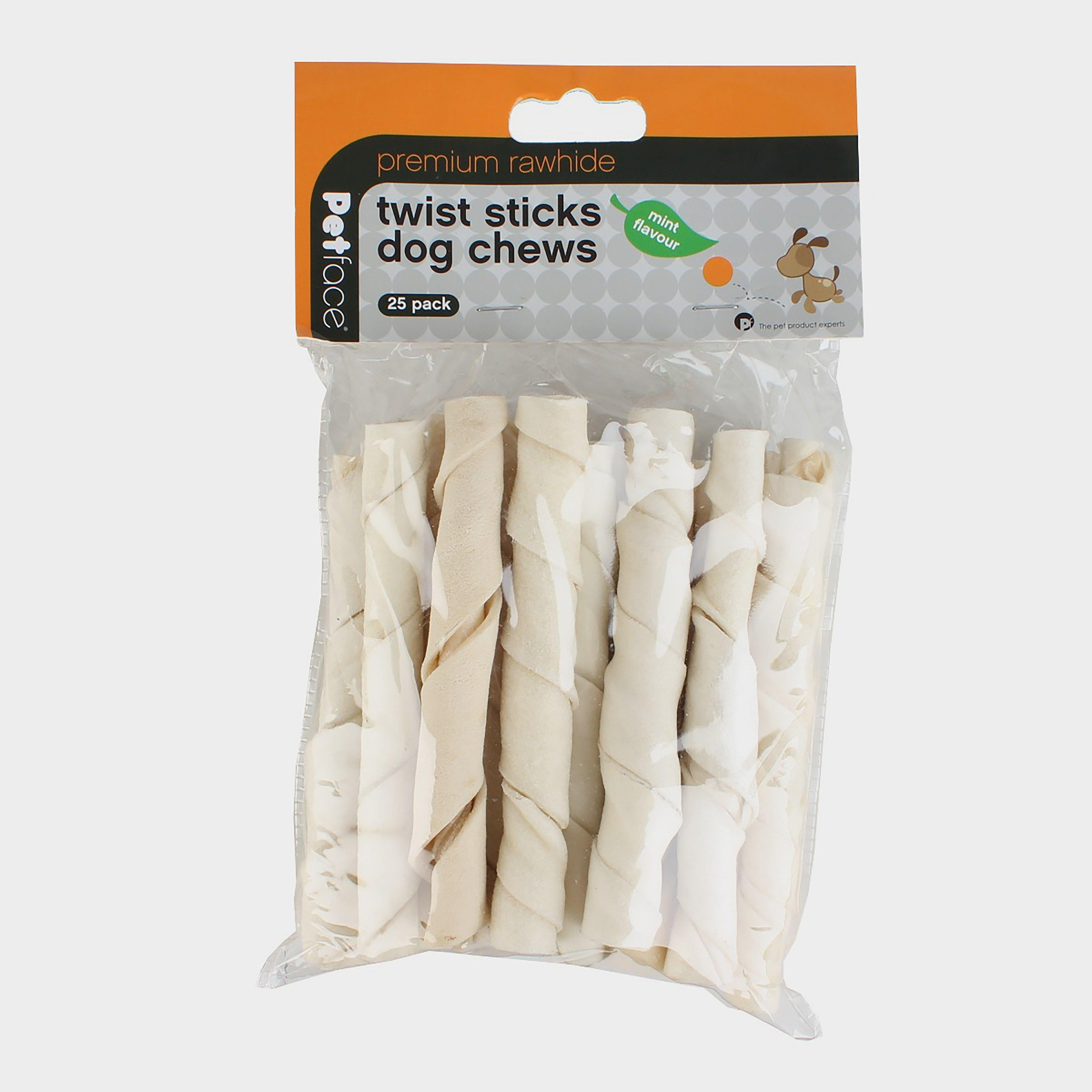 25 Pack Rawhide Mint Flavour Twist Sticks