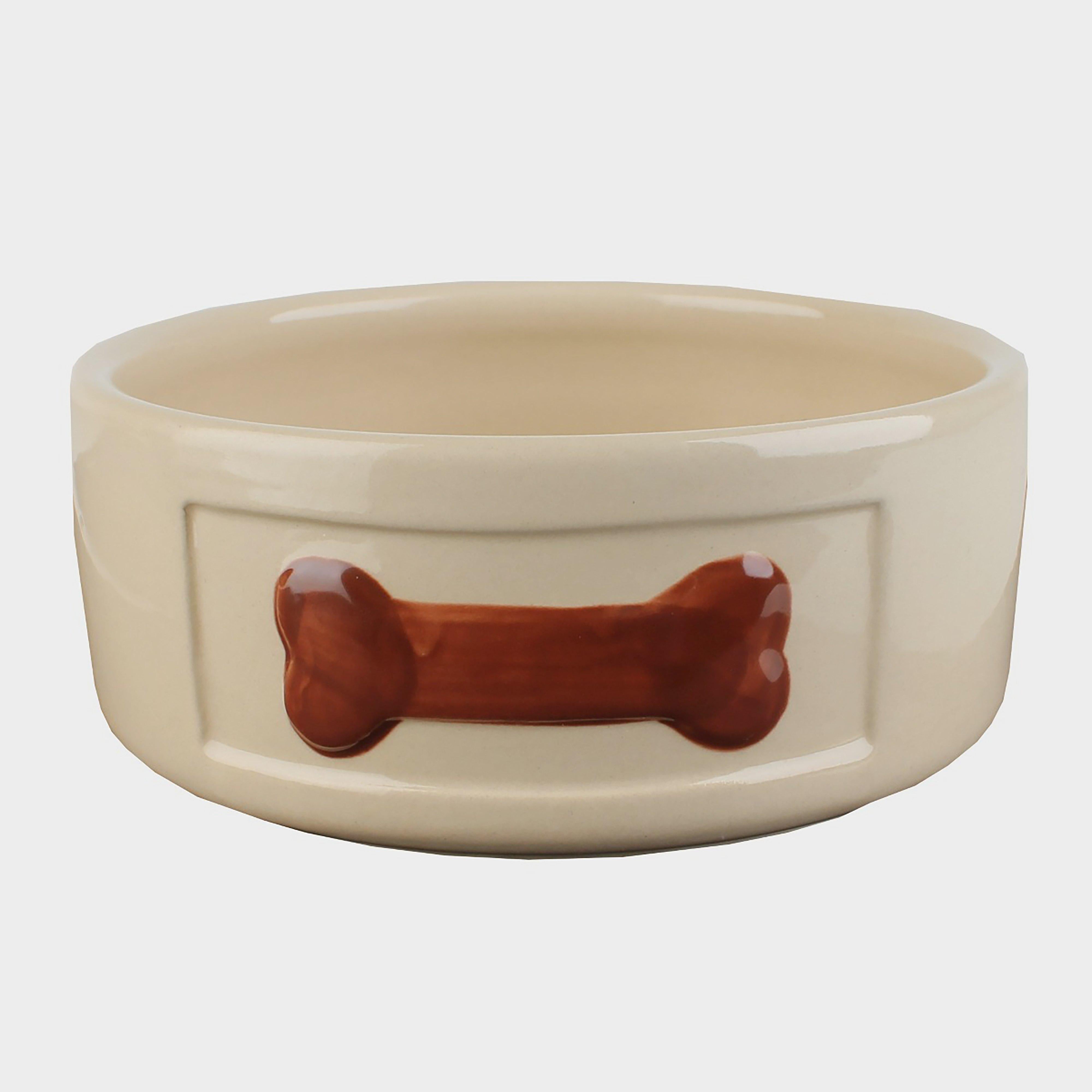 Ceramic Bowl Brown Bones