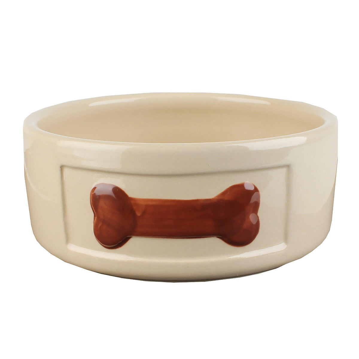 Ceramic Bowl Brown Bones