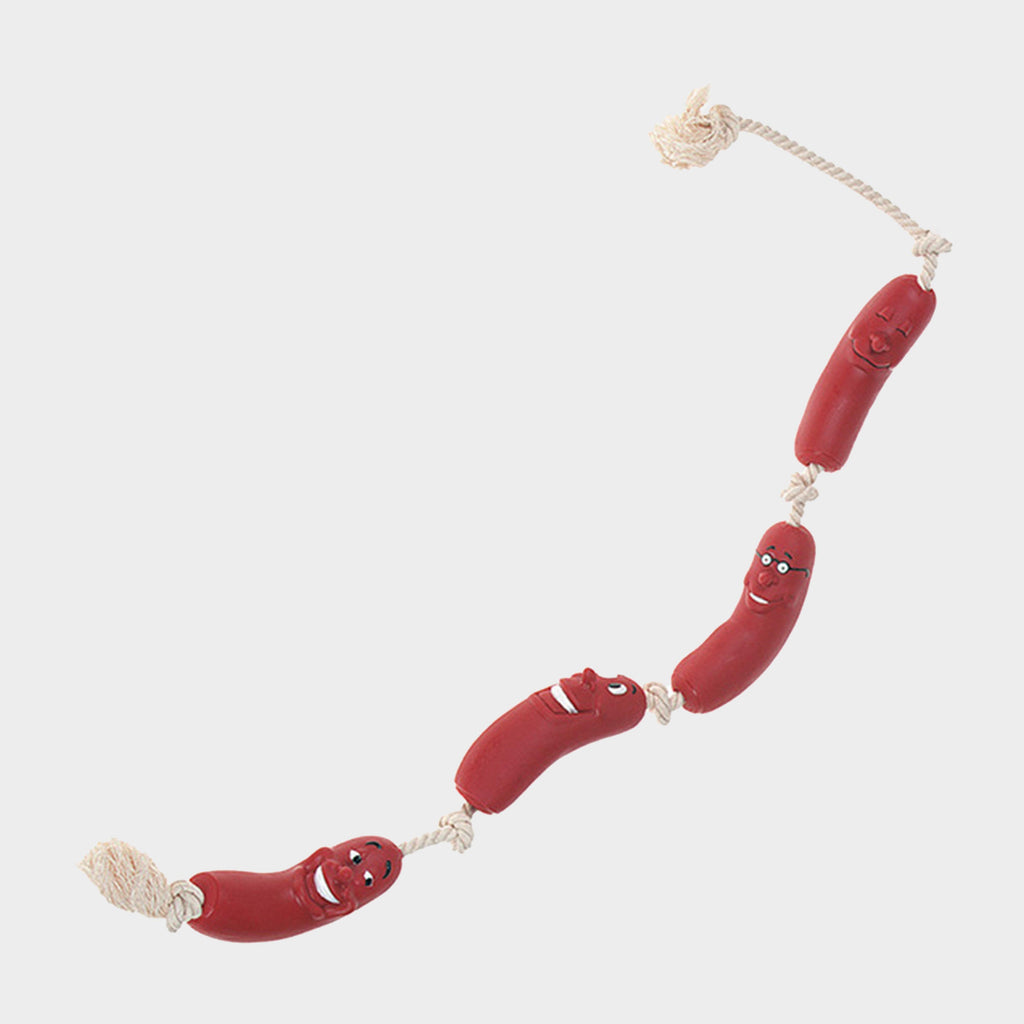Dogs Sausage on a Rope Toy
