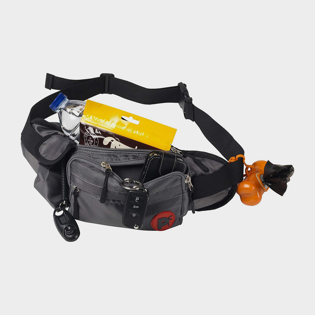 Dog Walk Bum Bag Grey